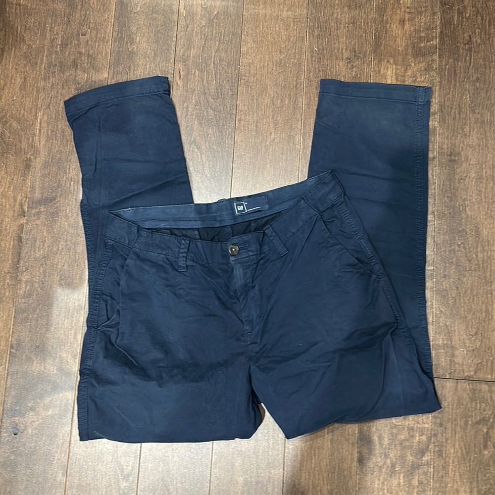 Gap navy blue khakis